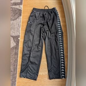 Kappa 222 Banda Astoria Track Pants - Black/White - Small
